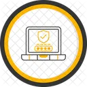 Password Protection Anti Theft Security Icon