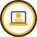 Password Protection Anti Theft Security Icon