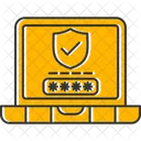 Password Protection Anti Theft Security Icon