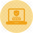 Password Protection Anti Theft Security Icon