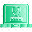 Password Protection Anti Theft Security Icon