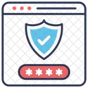 Password Protection Shield Icon