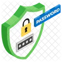 Password Protection Secure Password Security Shield Icon