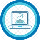 Password Protection Anti Theft Security Icon