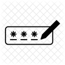 Passwort erstellen  Symbol