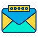 Daten Mail Passwort Symbol