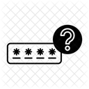 Passwort vergessen  Symbol