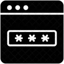 Passwortzugriff  Symbol