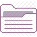 Pasta Documento Arquivo Documentos Arquivos Armazenamento De Dados Diretorio De Arquivo Aberto Ícone