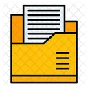 Documento Arquivos Pasta Icon