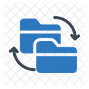 Transferencia Compartilhamento De Arquivos Pasta Ícone
