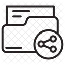 Pasta de compartilhamento  Ícone