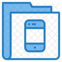 Celular Smartphone Pasta Icon