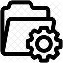 Engrenagem Roda Dentada Configuracao Ícone