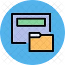 Pasta De Exibicao Tela Monitor Icon