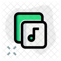 Pasta de música  Ícone
