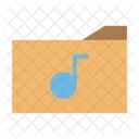 Pasta de música  Ícone