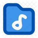 Pasta de música  Ícone