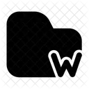 Pasta De Palavras Documento Arquivo De Texto Ícone