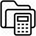 Negocios Financeiro Pasta Ícone