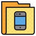Celular Smartphone Pasta Icon