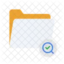 Pesquisa De Pasta Verificar Verificar Marcar Ícone