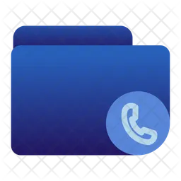 Pasta de telefone  Ícone