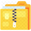 Pasta Zip Pasta Dados Icon