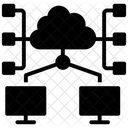 Computacao Em Nuvem Servidor Em Nuvem Rede Em Nuvem Icon