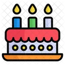 Pastel de cumpleaños  Icono