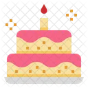 Pastel de cumpleaños  Icono