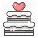 Pastel De Bodas Pastel Fiesta Icono