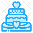 Pastel de boda  Icono