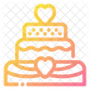 Pastel De Boda Postre Matrimonio Icono