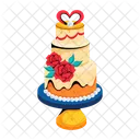 Pastel De Matrimonio Pastel De Bodas Pastel Nupcial Icono