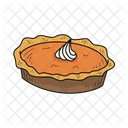 Pastel De Calabaza Pastel Comida Icono