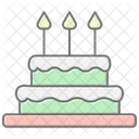 Pastel de celebración  Icono