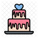 Pastel De Celebracion Pastel Postre Icon