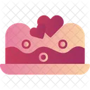 Pastel de corazon  Icon