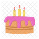 Pastel de cumpleaños  Icono