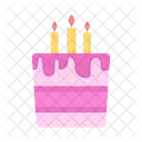 Pastel de cumpleaños  Icono