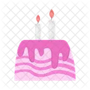 Pastel de cumpleaños  Icono