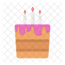 Pastel de cumpleaños  Icono