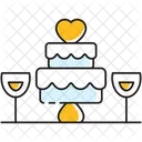 Pastel de cumpleaños  Icono