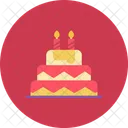 Pastel de cumpleaños  Icono