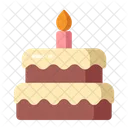 Pastel de cumpleaños  Icono