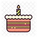 Pastel de cumpleaños  Icono