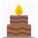 Pastel de cumpleaños  Icono