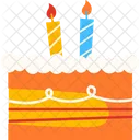 Pastel de cumpleaños  Icono