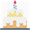 Pastel de cumpleaños  Icono